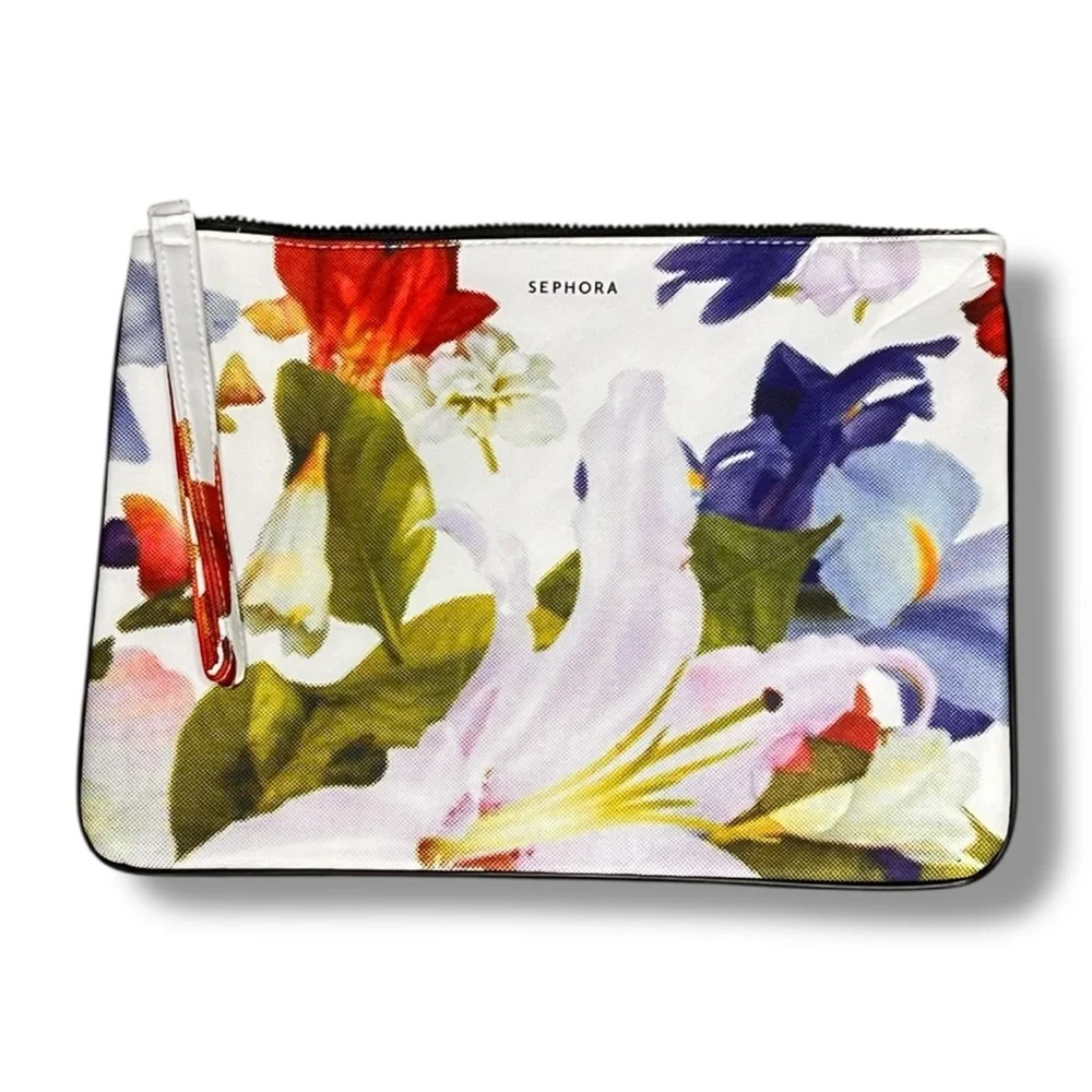 Sephora large cosmetic / travel wristlet bag NEW